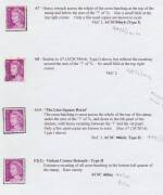 Decimal Issues - 1966-71 QEII 7c purple extensive highly specialised & fully annotated collection including Heavily Over-Inked block of 4, Extreme Dry Ink x2, Jumped Perfs pair, Double Perfs pair, Plate Number blocks, UV reactions, Plate Fractures includ - 4