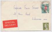 Commonwealth Postal History - Consignment remainders mostly decimal period with an array of unusual usages including Priority Paid - with a number of Test Articles - & other express services, a few better frankings including 5c on 4c booklet pane on airma - 2