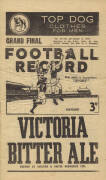 1946 "Football Record", Oct.5, Grand Final - Essendon v Melbourne. Fair/Good condition. [Essendon's 8th Premiership].