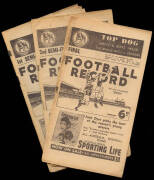 1951 "Football Record"s, 1st Semi Final - Essendon v Footscray; 2nd Semi Final - Geelong v Collingwood; Preliminary Final - Essendon v Collingwood. Fair/Good condition.