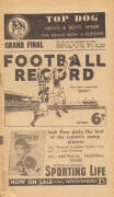 1951 "Football Record", Grand Final - Geelong v Essendon. Fair/Good condition.