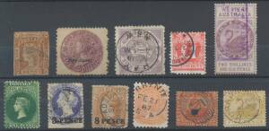 General & Miscellaneous Lots (Australian Colonies) - Accumulation of mostly used from all Colonies & States strongest in SA & WA with later issues in quantity including postmark interest, noted 'OS' overprints and official punctures, also some revenues, c