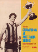 CHAMPIONS OF AUSTRALIA: Football records from 1968-74. These were one-off games played between the Victorian and SANFL Premiers between 1968-71, then moved to a two-day event including WA and Tasmanian premiers for 1972-74. (So there is a single record fo