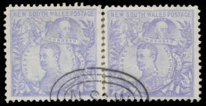 New South Wales - c.1901 selection to 20/- Governors plus reconstructed pairs of 10d 5/- Coin 10/- & 20/-, all CTO with 'NSW'-in-concentric-ovals. Ex Guy Hutson. (37)