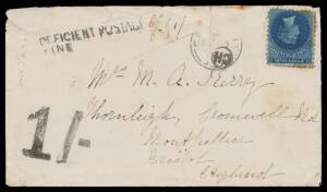 Postal History (South Australia) - Bundle of pages with annotated covers including a few pre-stamps, Official Mail including 'O.S.' Overprints, 'SA' perfins & DLO 'RETURNED PAID LETTER' Envelope, instructional h/s including 1879 to GB with 'DEFICIENT POST