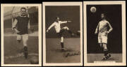 1922-23 trade cards, noted 1922-23 Gem Library "Footballers" [23/25]; 1922 Magnet Library "Footballers" [14/15] & 1922-23 "Teams" [8/10]; 1922 Sport and Adventure "Famous Footballers" [10/46]; 1922-23 Amalgamated Press (The Champion) "Sportsmen" [13/66].