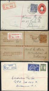 Postmarks (Victoria) - Large accumulation from Colonial issues up to Decimals with plenty on piece and a few covers plus some unsorted in bags, noted four-volume A-Y collection with many unframed cds, separate albums of Melbourne, Western District, Barred