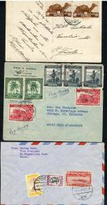 General & Miscellaneous - Foreign covers with French & German Colonies, Afghanistan, Ethiopia etc, some better items with commercial airmails including to unusual destinations, Cambodia 1971 censored to France, 1891 Postal Card Martinique-Portugal, China 