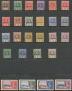 British West Indies - LEEWARD ISLANDS: Collection including 1890 QV set, 1897 Sexagenary set (the 5/- toned; David Brandon Certificate), KEVII issues complete, 1912-22 KGV MCA with shades to 5/- x3 & five values to 2/6d with 'SPECIMEN' Overprint, 1921-32 - 6