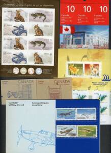 Canada - Box with 1990s to 2008 issues to $10 with booklets, M/Ss, sheetlets, self-adhesives & blocks. (100s)