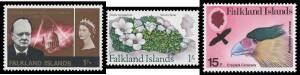 Falkland Islands - 1937-95 Issues apparently complete - apart from the 1938-50 Pictorials: see next lot - including M/Ss, extras including ½d Bird Weak Entry in block of 4, Churchill 1/- with the Watermark Inverted, 1968 1/- Flower with the Watermark Inve
