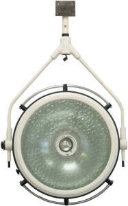 Large operating theatre overhead mounted light, removed from Dental Hospital operating theatre.