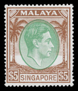 Singapore - 1948-49 KGVI Issues SG 1-36 complete, unmounted, Cat &pound;700. (39)