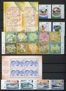 Solomon Islands - Collection with Small Canoes mint, KGV set to &pound;1 used, KGVI Pictorials used, 1940 Postage Dues mint, 1956-63 Pictorials mint, then Decimals to 2008 apparently complete unmounted including M/Ss. (100s)