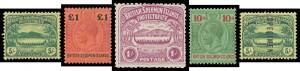 Solomon Islands - 1907-2001 Issues apparently complete including M/Ss, extras include Small Canoes 2/6d & 5/- with 'SPECIMEN' Overprint, 1948 Wedding 2d with Pocket Handkerchief and Postage Due blocks of 4 (toning but unmounted), some hinge remainders in 