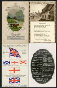 General & Miscellaneous - Carton of mostly "Ladies' Subjects" with portraits, children, animals, royalty, negroes, art, greetings, etc, also some fold-out wallets & humour including off-colour types, strength in British cards, condition variable. (1000+)