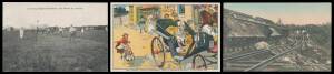 General & Miscellaneous - Small carton crammed with an unsorted array with strong British content including small towns & post offices, Scotland & Ireland, good European content especially from Italy Holland & France with a nice group of LLs, also Egypt, 