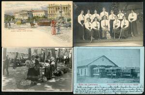 General & Miscellaneous - Consignment remainders with albums of 1) Bridges including ancient & strange erections, suspension & railway bridges etc; 2) "Open-Air Fare" with markets, fish markets, street vendors, footpath caf&Atilde;&fnof;&AElig;&rsquo;&copy;s etc; 3) "Say It With Flow