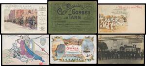 Picture Postcards - ADVERTISING: Mostly British group with Alcohol adverts including "poster" cards for Black Swan Distillery, "Black & White" Scotch Whisky, Old Orkney Whisky, W&A Gilbey's Ports (toning on address side) & Japanese Asahi Beer x2 (pro-Brit