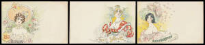 Picture Postcards - ARTIST CARDS: 1898 JWH a B Fashion Through the Ages set (?) of 7 with Undivided Backs, unused. Undercatalogued at &Acirc;&pound;60 each. Ex Keith Harrison. (7)