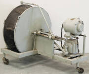 Motorised bellows unit for an iron lung machine.