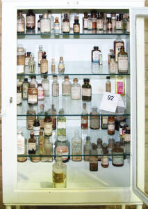 CHEMIST'S DISPENSING BOTTLES, various sizes and shapes. All in good condition.