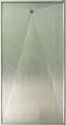 Stainless steel autopsy bench top.