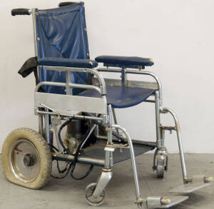 Electric wheel chair.