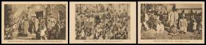 MISSIONARIES: French Catholic Missionnaires Oblats de Marie-Immacul&Atilde;&fnof;&AElig;&rsquo;&copy;e (Missions du Sud-Afrique) complete set of sepia/cream cards with captions for Natal, Transvaal and Zululand but the majority for Basutoland, many terrific subjects including Basutos