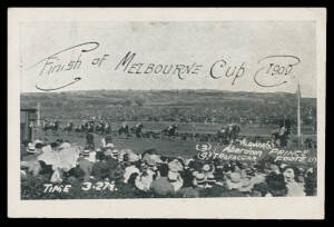Australian Commonwealth - Box with many better cards with New South Wales x100 approx including 1917 real photo of "Red Triangle Day Parade", 1d Postal Cards "Iron Cave Bridge" & "Katoomba Falls", good Blue Mountains group; Queensland x13 including 1906 r