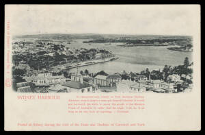 Australian Commonwealth - 1901 "Links of Empire" Series for the Royal Visit by the Duke & Duchess of York to Open the First Federal Parliament in Melbourne on 9th May 1901 comprising No 6 (kangaroo), 7 ("Parliament House, Adelaide"), 8 ("Sydney Harbour") 