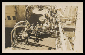 Australian Commonwealth - MILITARY: 1920s real photo navy cards mostly from HMAS "Adelaide" including visits to Rabaul, Misima, Noumea, Vila etc, many with captions on the address side otherwise mostly fine to very fine unused. (47)