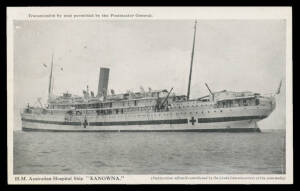 Australian Commonwealth - SHIPPING: comprising Taylor (Adelaide) "TSS Kyarra" undivided back (used, stamp removed) & "SS Rupara" (used), Eclipse (SA) "SS Karratta at Glenelg", Vardons Print (Adelaide) "Scene on the Wharf at Goolwa" (stated to be Paddle St