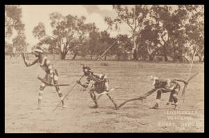 Aborigine Postcards - NEW SOUTH WALES: Kerry & Co later series - stated to be from 1942 - of various Corroboree scenes, unused. (10)