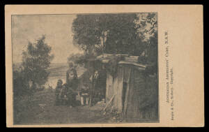 Aborigine Postcards - NEW SOUTH WALES: Swain & Co five different portraits (one used) & "Australian Aborigines' Camp NSW", unused. (6)