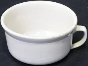 Ceramic chamber pot.