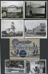 General & Miscellaneous Lots (Australian Colonies) - View Folders & Photo Wallets published by Rose, Valentines, Southern Series, Murray Views and others for towns in NSW, Qld, SA and Victoria noted Sydney Harbour & Bridge, Great Barrier Reef, Barossa Val