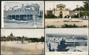 New South Wales - BATHURST: Selection mostly from local publishers including some real photo types, also an album of mostly postcard-size photographs & two fold-out "wallets", condition variable but many are fine to very fine used or unused. (37 + extras