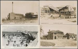 Victoria - c.1930s Real Photo cards mostly Rose but also a few Valentines and Murray types including Yallourn Coal Mine x6, Port Campbell & Twelve Apostles x28, Asylums at Sunbury & Beechworth, and a few others, generally fine to very fine unused. (43)