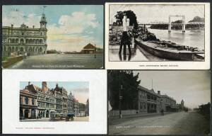 Victoria - Collection on pages with a good range of Undivided Backs - probably more than we noted - including several Jolleys, mostly Melbourne but some scarce suburban views, Gippsland, Grampians, etc, condition variable but many are fine to very fine us