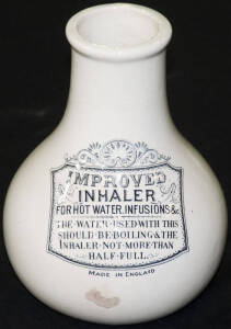 Ceramic inhaler "for hot water infusions".