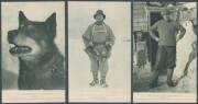 Antarctica - BRITISH: Captain Scott group with real photo "Capt Scott's ship the Terra Nova" with inset portrait, Debenham (Cowes) "Arctic Exploration Ship Discovery" and HG Ponting "Petty Officer Evans" (used under cover), "Lieut Bowers", "Dr Wilson", "O - 2