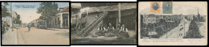 Bulgaria - Scarce group mostly of Sofia including many real photo types & a lovely group of artist cards printed in Italy, mostly unused but three used in Bulgaria, generally fine to very fine; plus two illustrated wallets of unused comic cards that we th