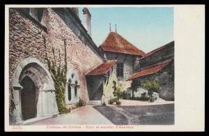 France - CHATEAUX: Delightful collection of cards featuring these enchanting & often spectacular villas stated to all be in the Loire Valley including sumptuous interiors, gorgeous artist cards by Adolphe Yvon x16 & some real photo types, many with Undivi