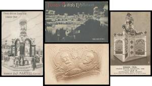 Subjects/Themes (Great Britain) - EXHIBITIONS - NON-PHILATELIC: 1908 Franco-British Exhibition collection with a wide variety of cards by many producers including numerous real photo types & some artist cards, many unusual subjects & styles make this a su