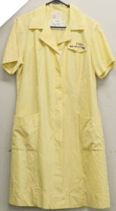 Yellow nurses attendant dress for Prince Henry Hospital.