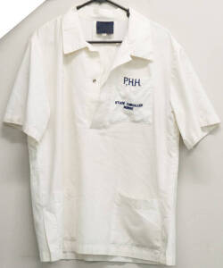 State enrolled nurse's white over-shirt for Prince Henry Hospital.