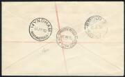 Australian Aerophilately - 14-20 July 1930 (AAMC.165a) Port Hedland - Wyndham, registered cover flown by Western Australia Airways on the extension to Wyndham, of their Perth - Derby route. The pilot was Norman Brearley. Cat.$100+. - 2