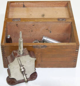 Captured Japanese Centrifuge in wooden box.