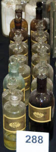 DISPENSING BOTTLES: Various sizes and colours. All in very good condition.